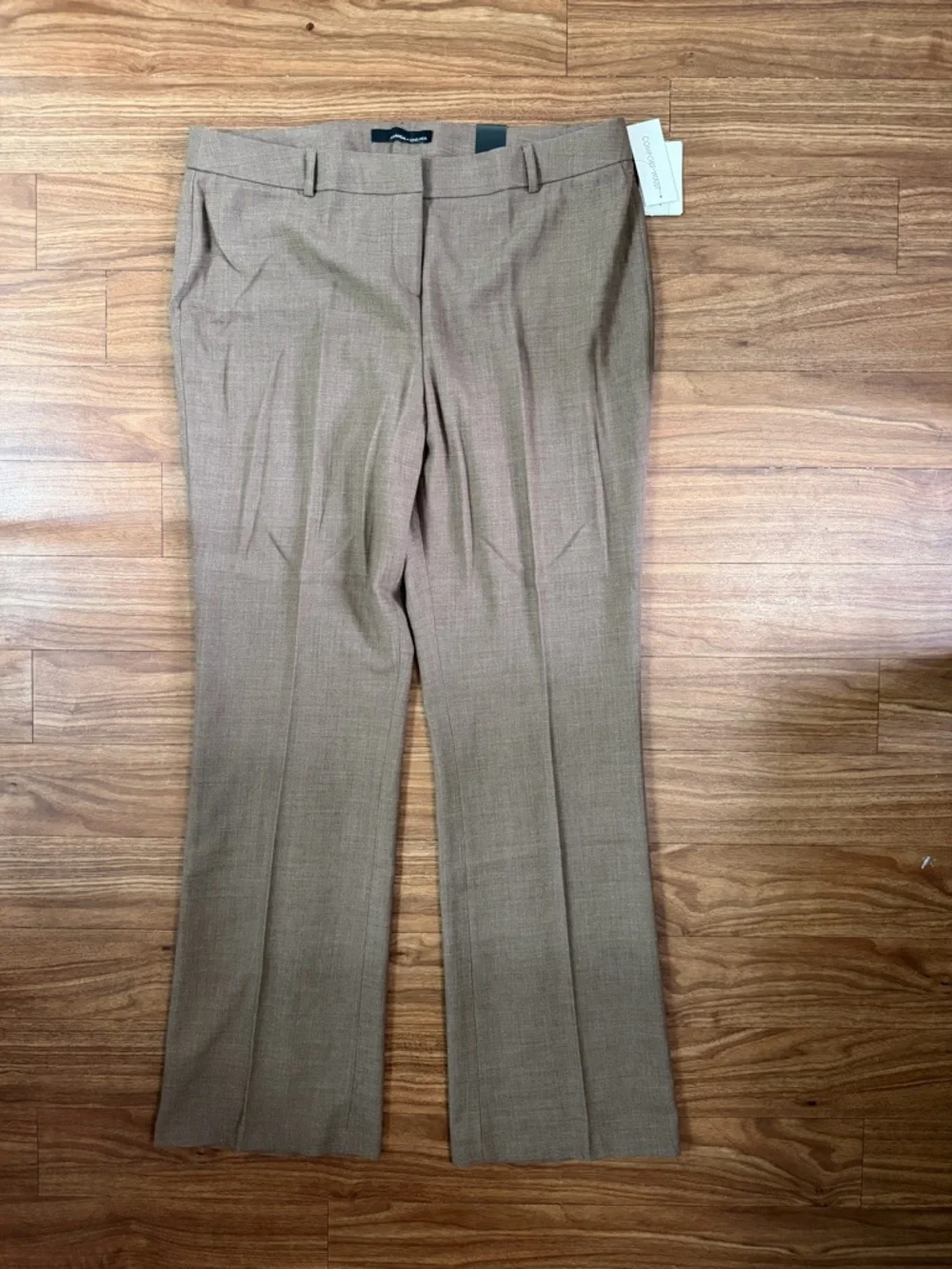 Amanda & Chelsea Brown Straight-Leg Dress Pants - Picture 3 of 11